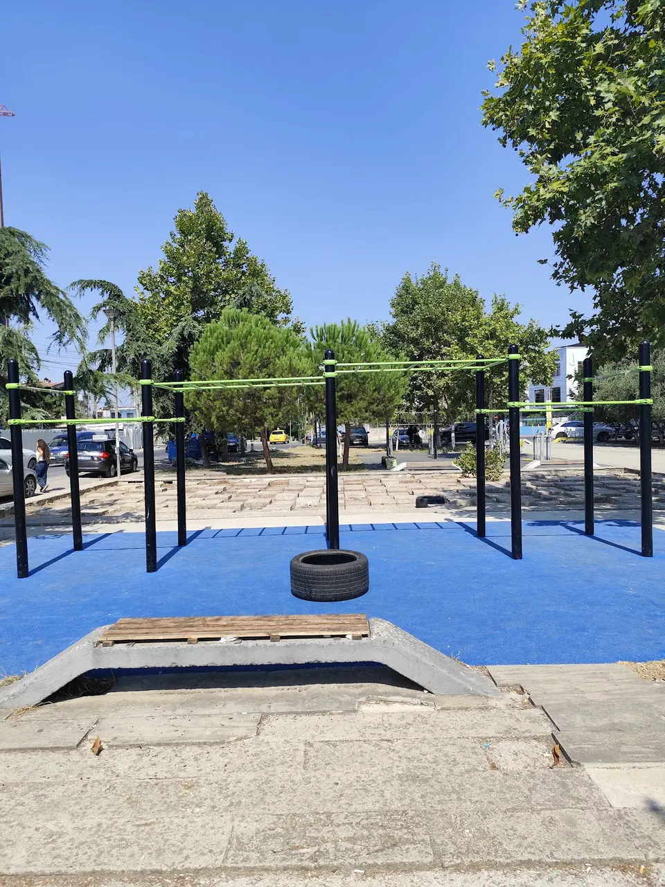Former Airfield Outdoor Gym and paralletes