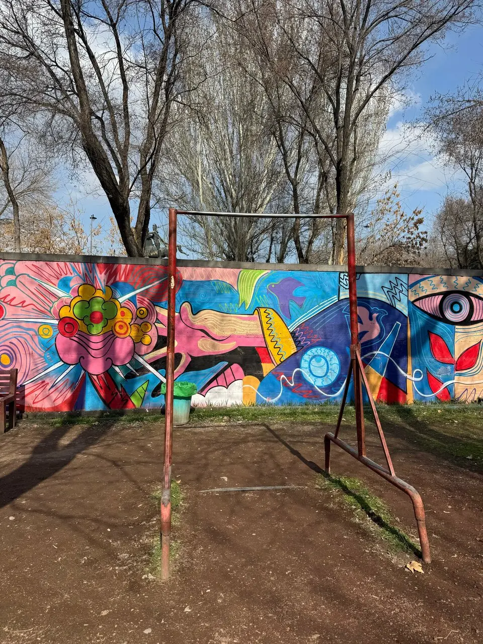 Турники в парке Еритасардутян