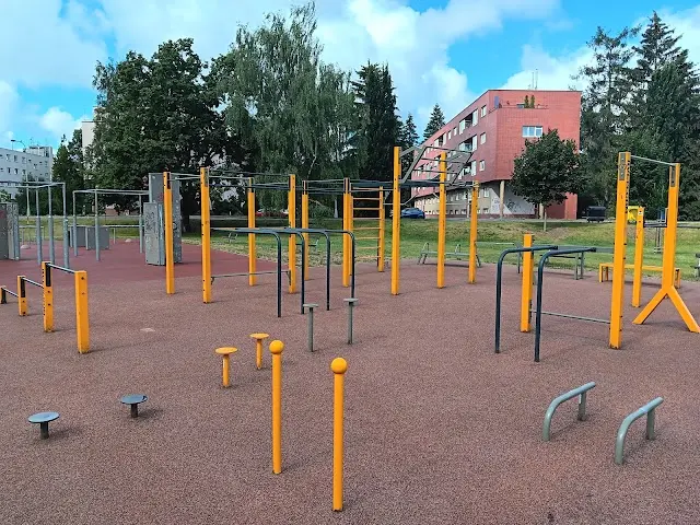 Venkovní posilovna a Parkour hřiště