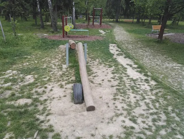 Workoutové hřiště V Bělském lese