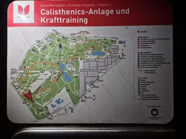 Gesundheitspfad - Calisthenicsanlage