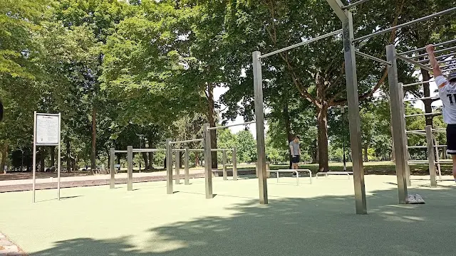 Calisthenics-Park im Volkspark Mainz