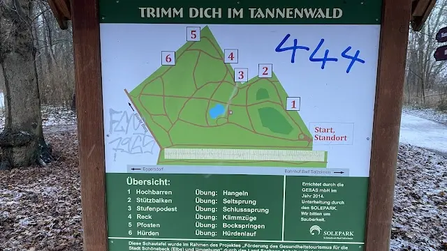 Trimm-Dich-Pfad im Tannenwäldchen
