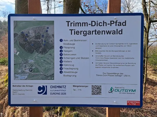 Trimm-Dich-Pfad Tiergartenwald
