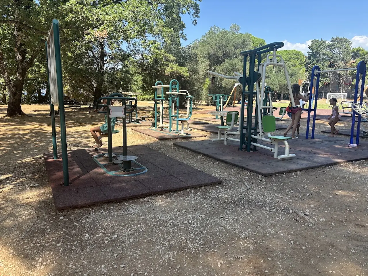 Outdoor Fitness Park and Playground